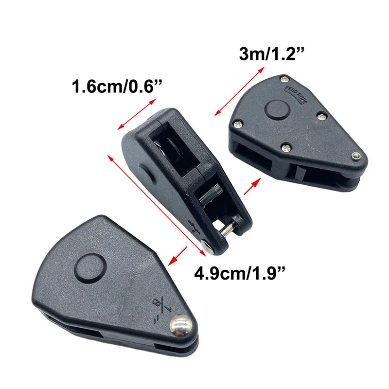 4m 4/6/8pcs Tent Tie Down Rope Reflective wind rope buckle Pulley Tensioner Outdoor - view 4