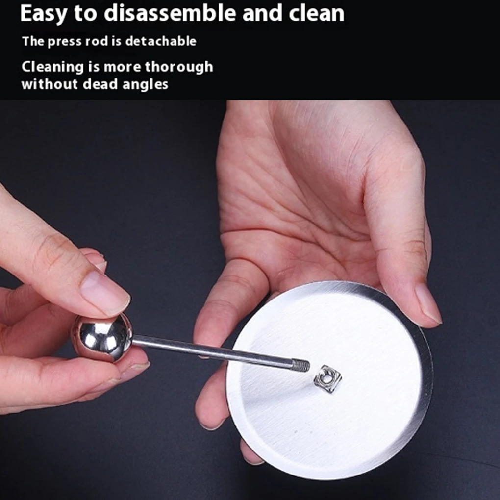 Moule rond en boule de riz en acier inoxydable, avec poussoir, anneau de Mousse pour gâteau, outils, démoulage facile, fabrication de Sushi, presse alimentaire, 3 pièces