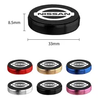 Round Magnetic Mobile Car Phone Holder For Nissan Qashqai J11 J10 X-Trail Micra Juke Tiida Leaf 2008 Auto Goods Accessories