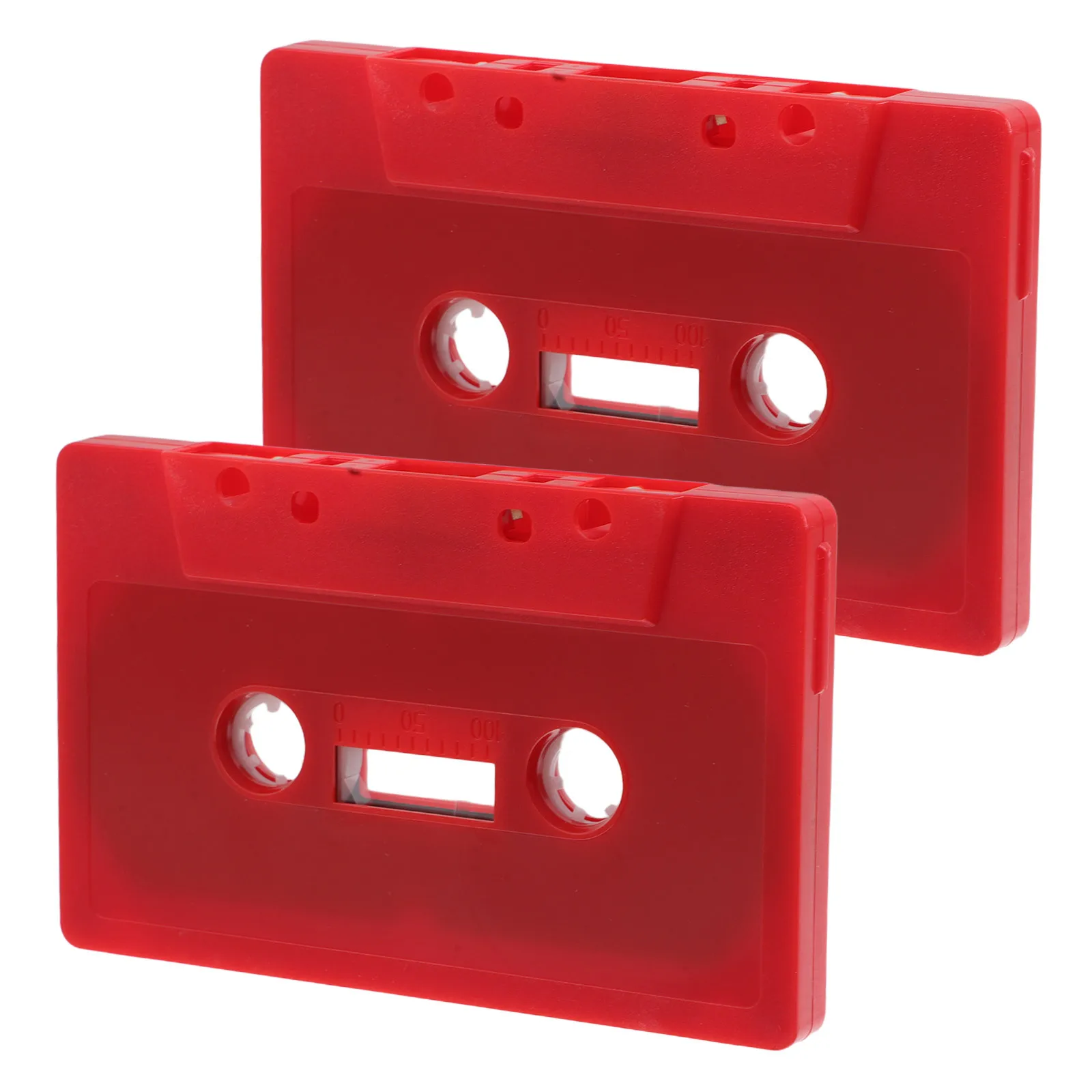 

2Pcs Retro Cassette Tape Blank Audio Cassettes No Core Decoration DIY Music Party Supplies Vintage Record Wall Decor