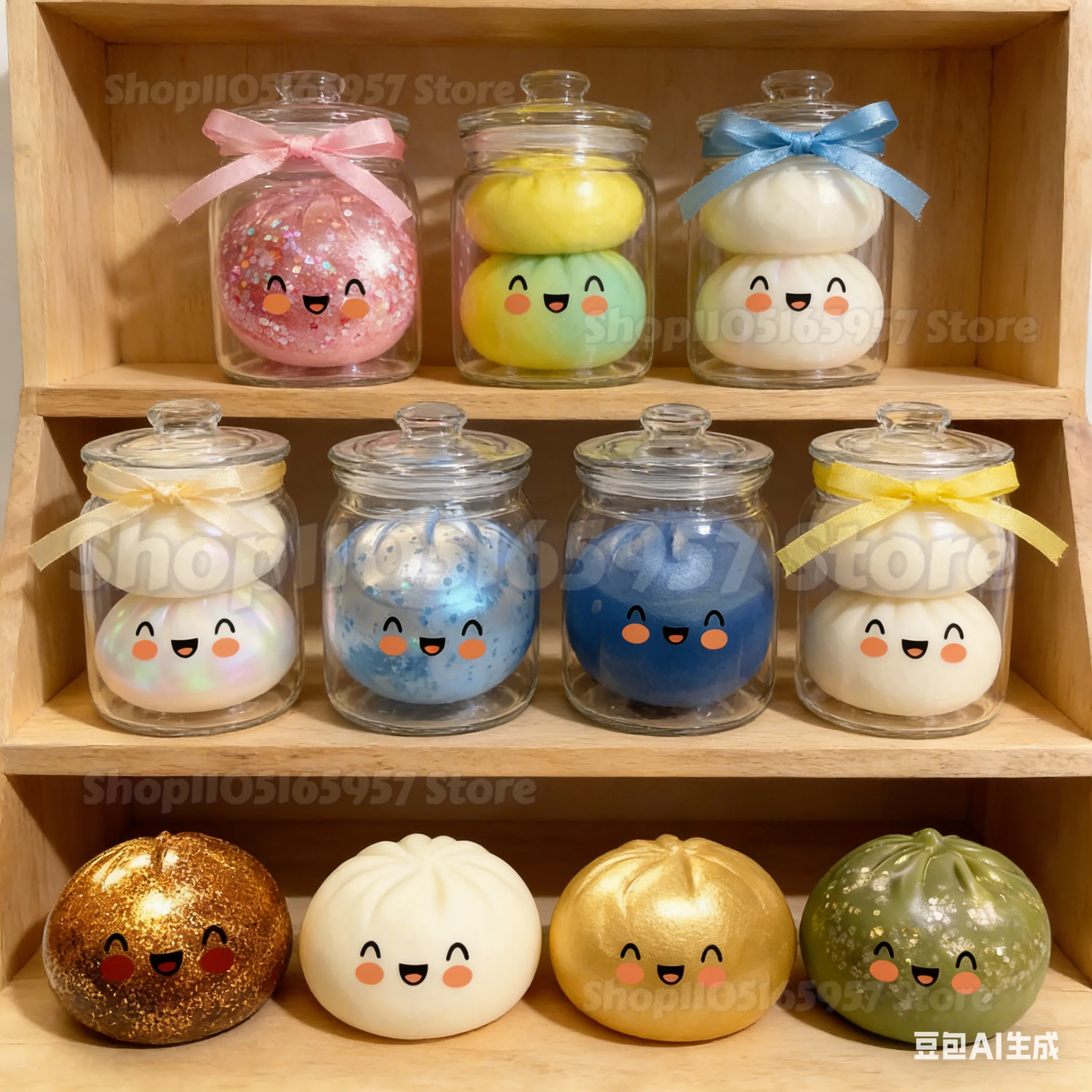 

Soft Steamed Buns Pinch Simulation Steamed Bread Desktop Decompression Ornaments Office Relaxation And Pressure Relief Pinch