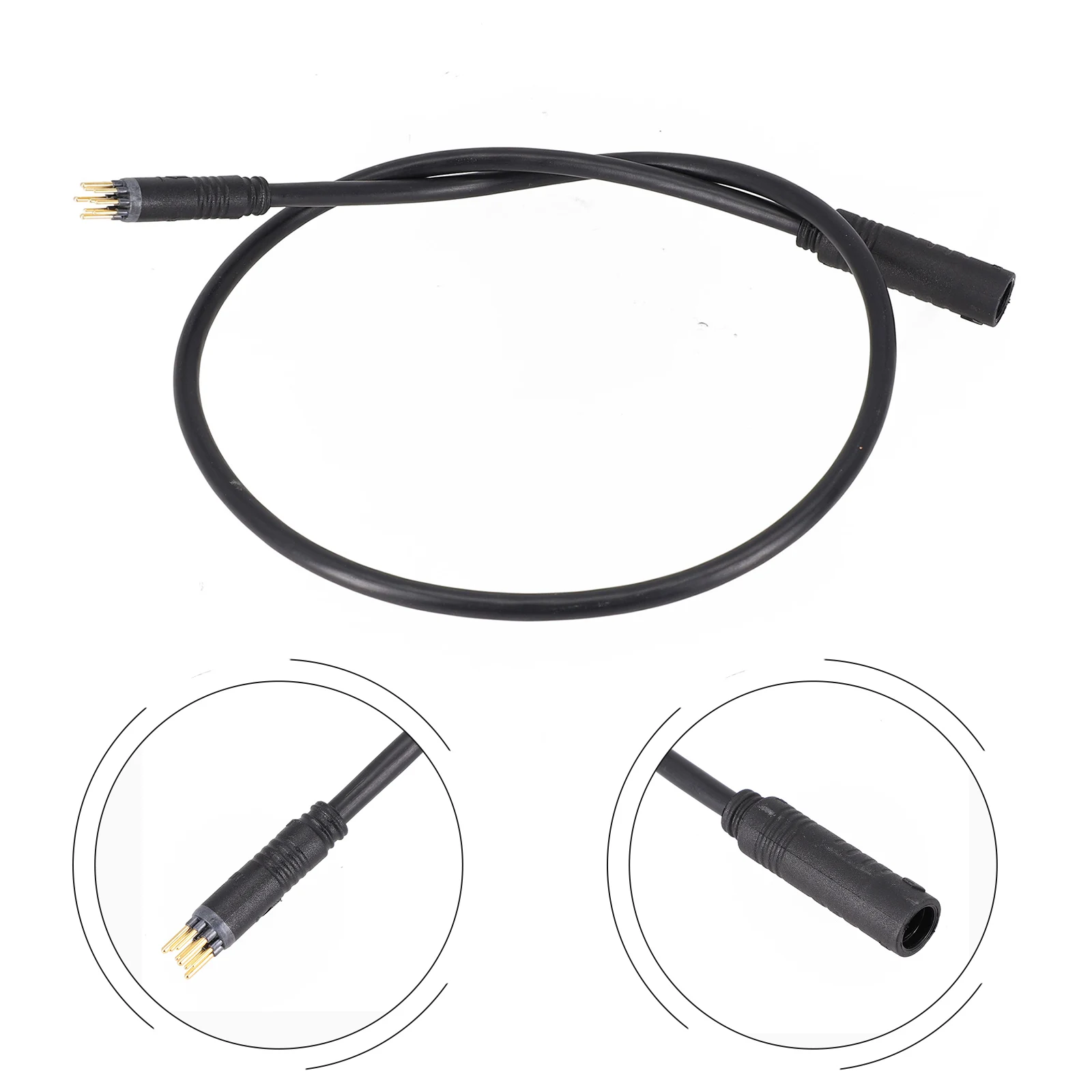 AliExpress UK 9Pin 60cm Julet E-Bike Motor Extension Cable Connector Female To Male Electric Bike Motor Cables For E-bike Accessory Waterproof