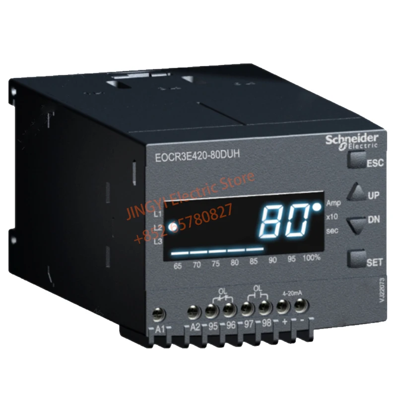 Schneider Original EOCR3E420 Digital display electronic overcurrent relay motor protector EOCR3E420-05DUH EOCR3E420-80DUH