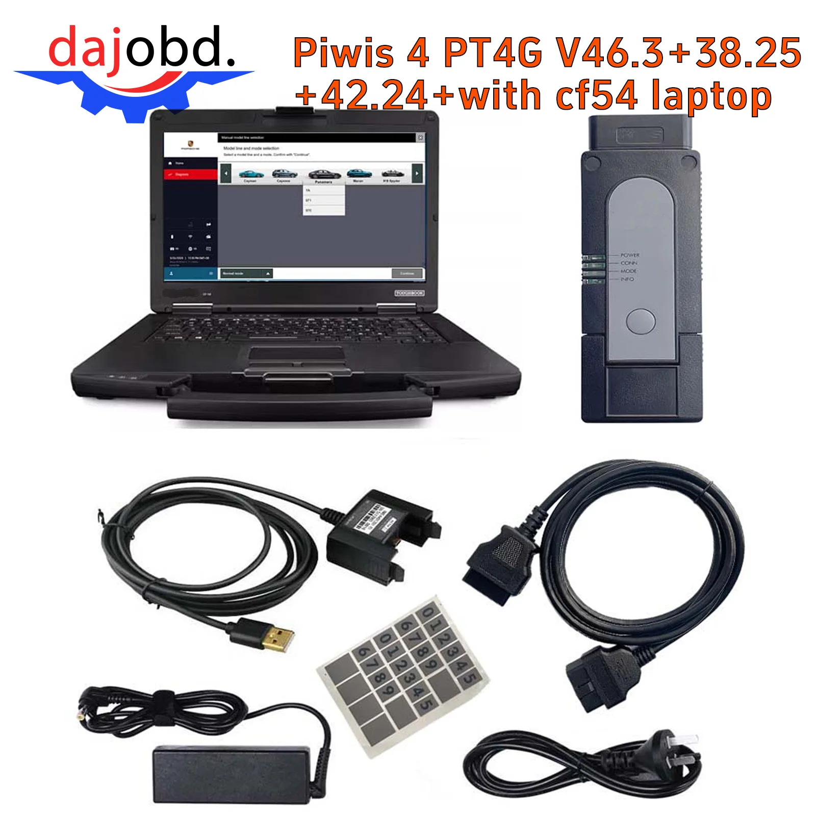 

Высококачественный диагностический прибор Piwis 4 PT4G V46.3+38.25 с ноутбуком, подходит для диагностики и сканирования автомобилей Porsche.