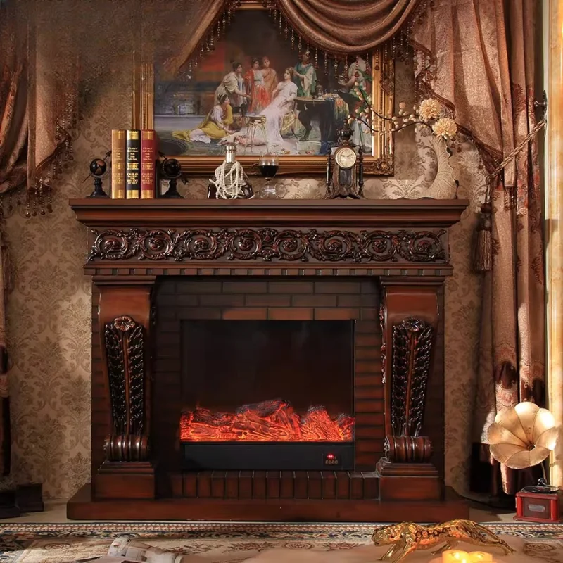 

Французский ретро имитация отопления, электронный камин, декоративный шкаф, ТВ-шкаф, европейский камин, антикварная каминная каминная каминная каминная каминная камин