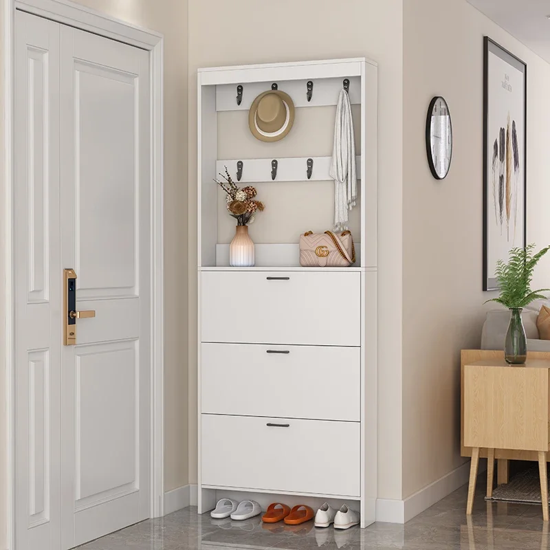 

--Designer Storage Shoe Stand Luxury Cabinet Space Saving Shoe Stand Floor Accent Modern Minimalism Zapatera Postmodern Furnitur