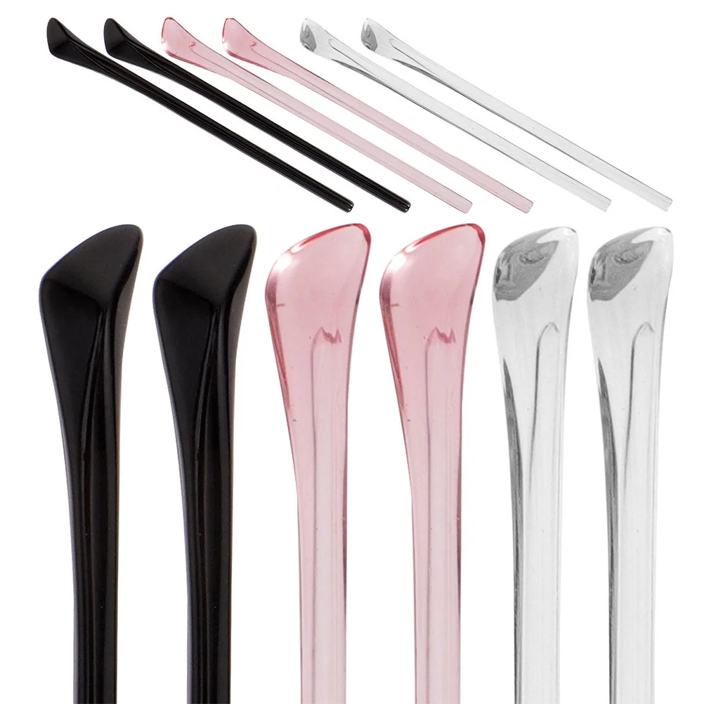 

12Pcs Glasses Anti-Slip Ear Socks Plastic Eyeglasses Ear Grips Non-Skid Temple Sleeve for Glasses Accessories Glass Tips