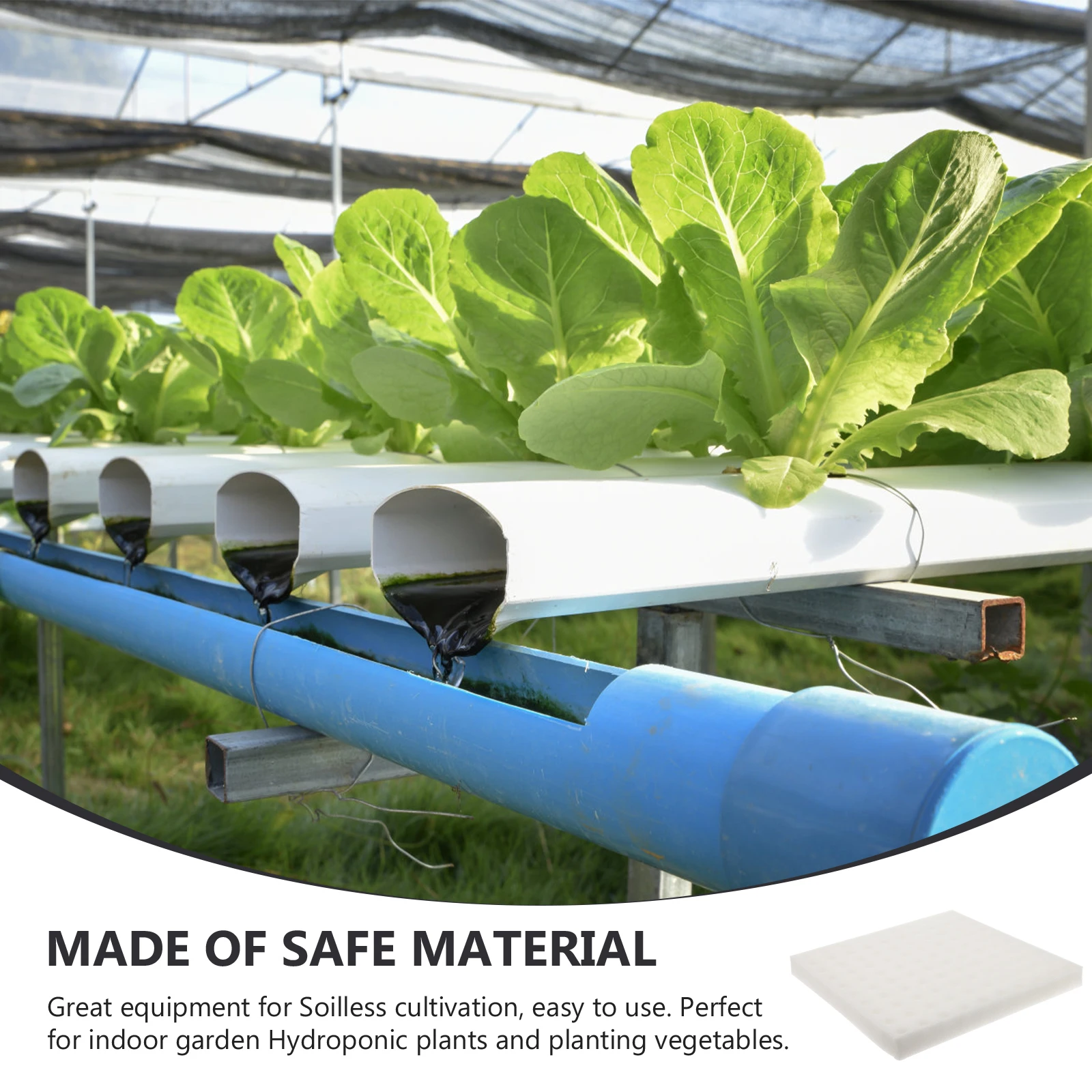 

3 Sheets Vegetable Cultivation Hydroponic Sponge Durable Moisturized Growing Media Gardening Tools for Indoor Planting