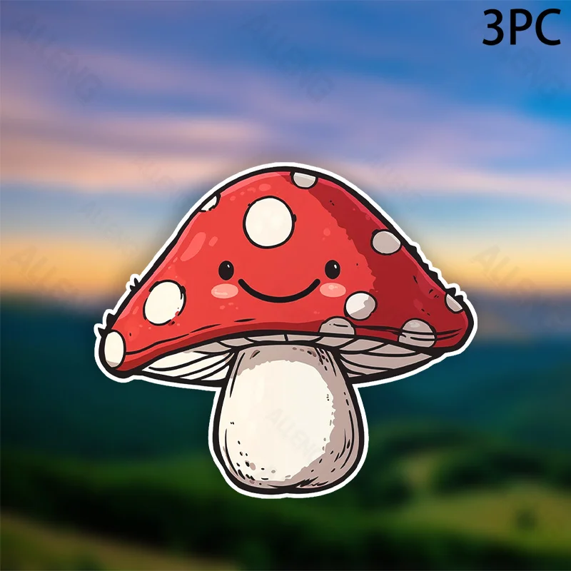 

Large 7.5 Mushroom Cartoon Vinyl Sticker Sticker - Self Adhesive, Single Use, Irregularly