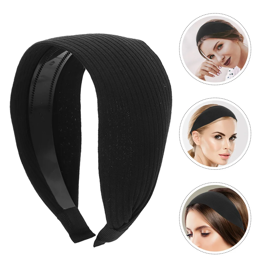 

2Pcs Wide Non Slip Headband Secure Fit Stylish Design Women Fashion Headbands Hairband Headbands Women Headdress