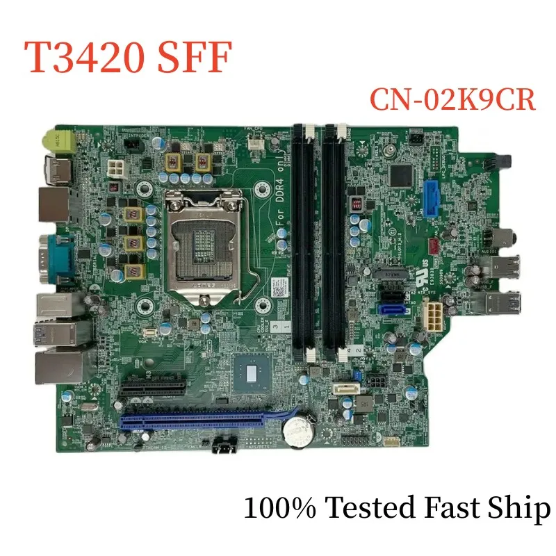 

CN-02K9CR For Dell Precision T3420 SFF Workstation Motherboard 02K9CR 2K9CR DDR4 Mainboard 100% Tested Fast Ship