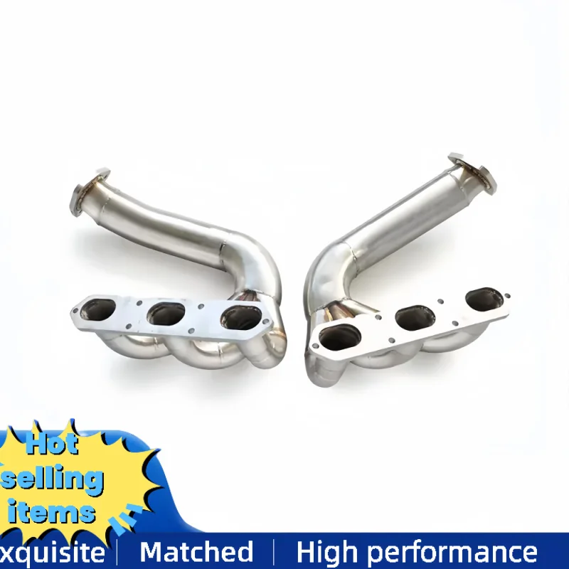 

Custom Exhaust Manifold for Porsche 911 996 3.4 3.6 1997-2005 Exhaust Pipes Downpipe Catalytic Converter Auto Performance Parts