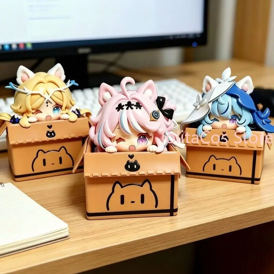 Nuevas Figuras Decorativas de Wuthering Waves, The Shorekeeper, Cartethyia, Denia, Adornos de Escritorio de Anime, Pequeña Estatua, Regalo, Cosplay