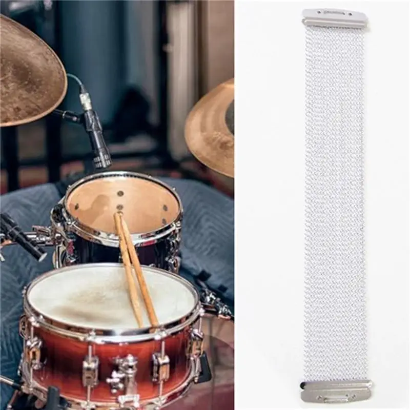 Dropship-4X Snare Wire Snare Drum Wire Strings Straps Snare Drum Accessories 20 Strands Steel For Snare Drums 13In