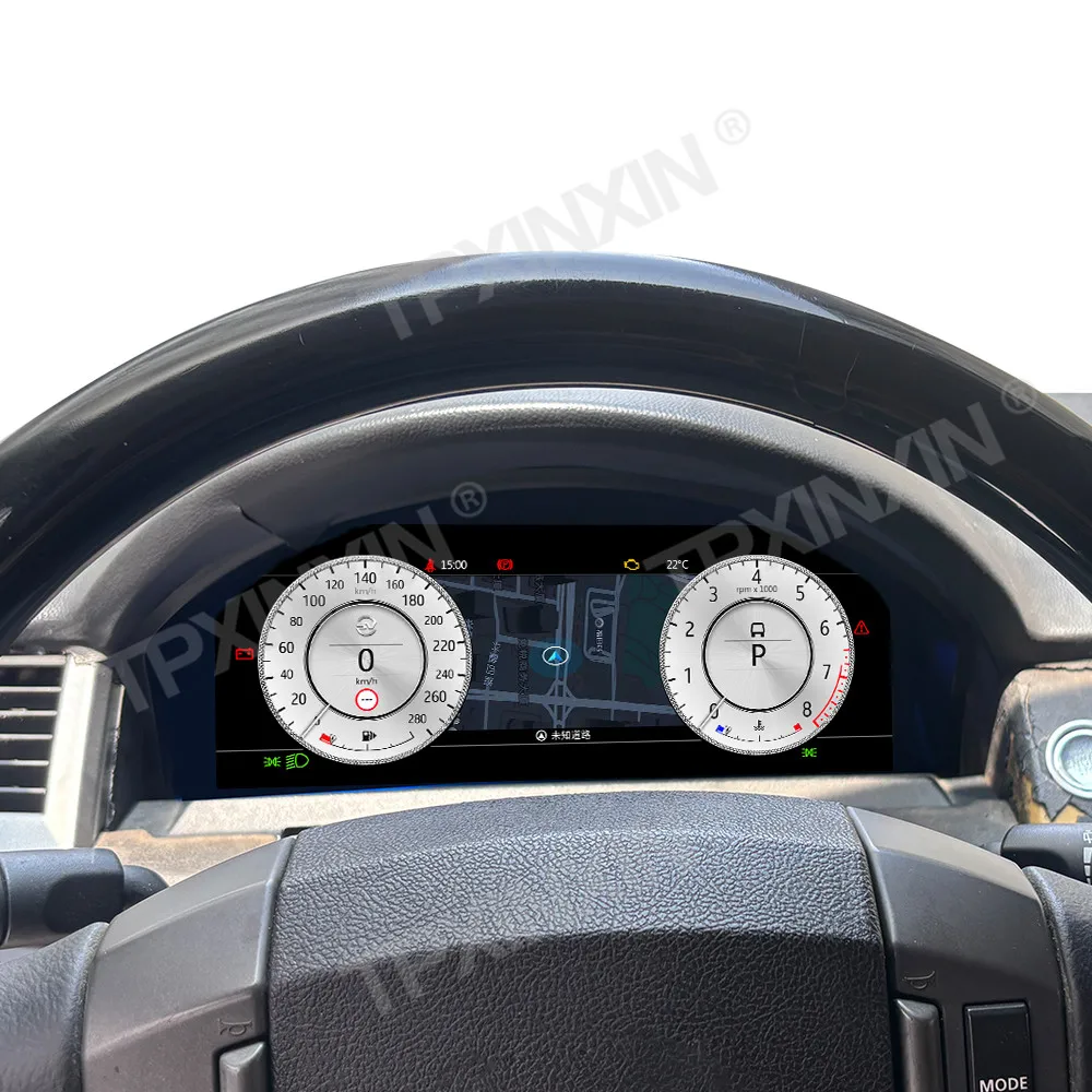 For Range Rover Sport Discovery 3 2005~2009 Car Dashboard Instrument Display Speed Meter Virtual LCD Instrument Cluster Cockpit