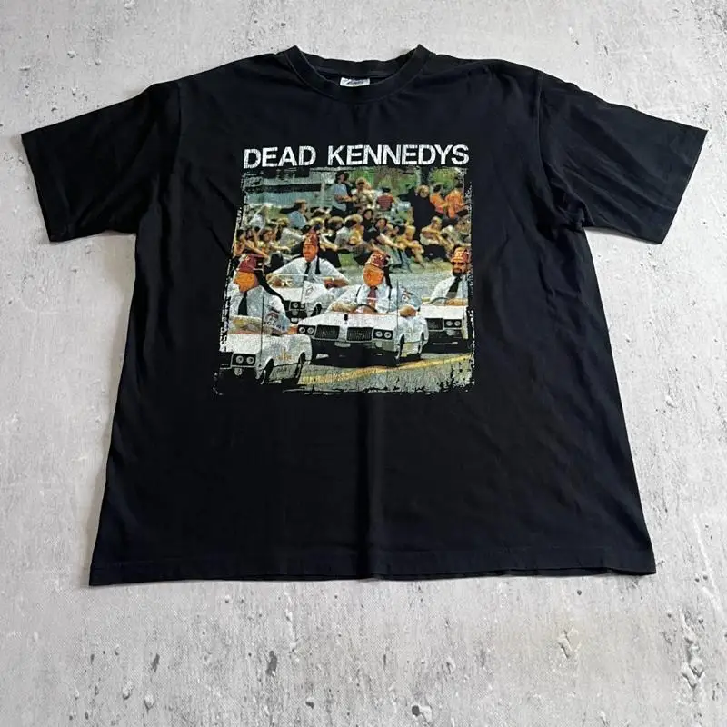 

DEAD KENNEDYS ФРАНКЕНЧРИСТ ВИНТАЖНАЯ ФУТБОЛКА HARDCORE PUNK BAND ЧЕРНАЯ ФУТБОЛКА РАЗМЕР M