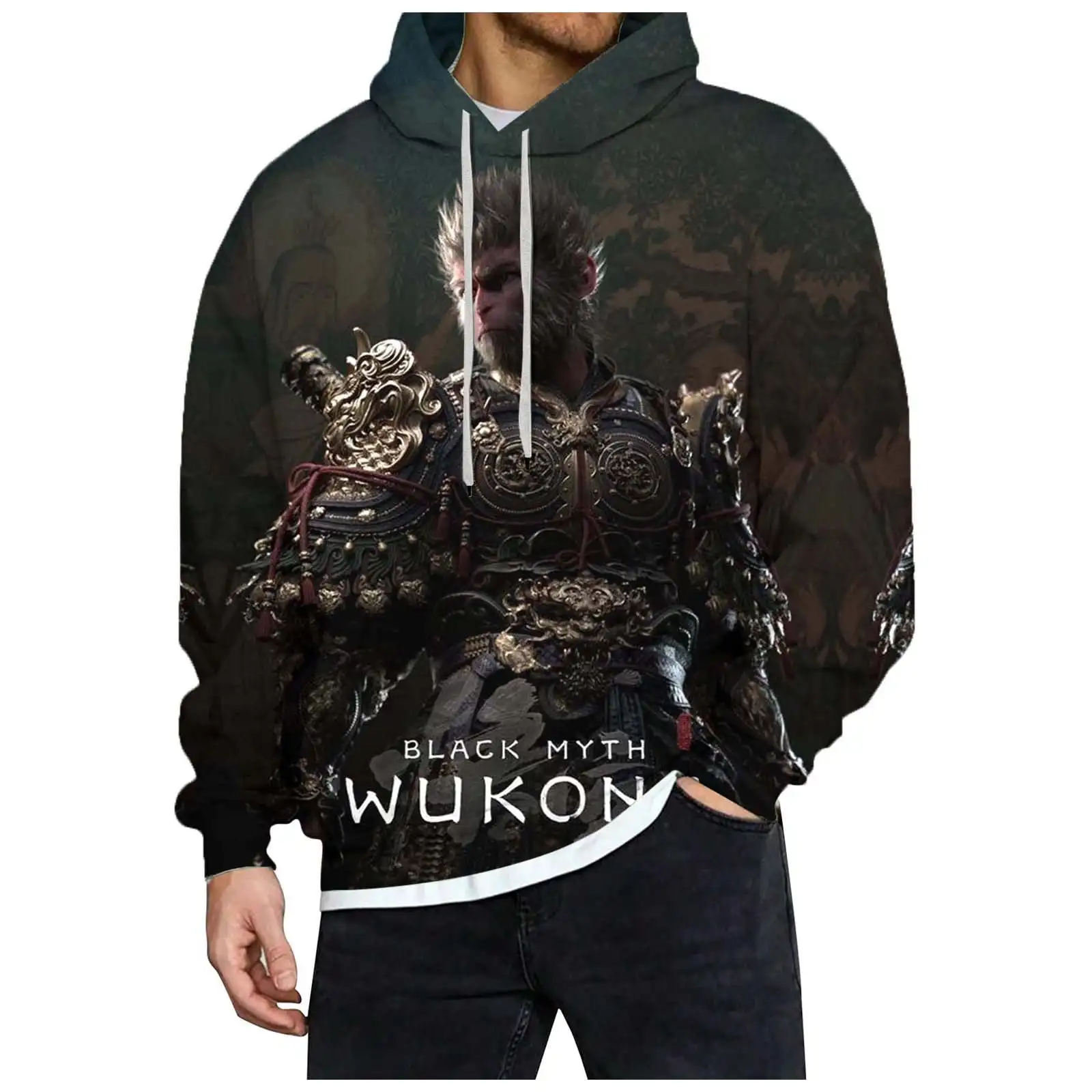 Black Myth WuKong Game 3D Print Hoodies Men Women Streetwear Oversized Sweatshirts Hoodie Male Pullovers Tracksuit Man Clothing