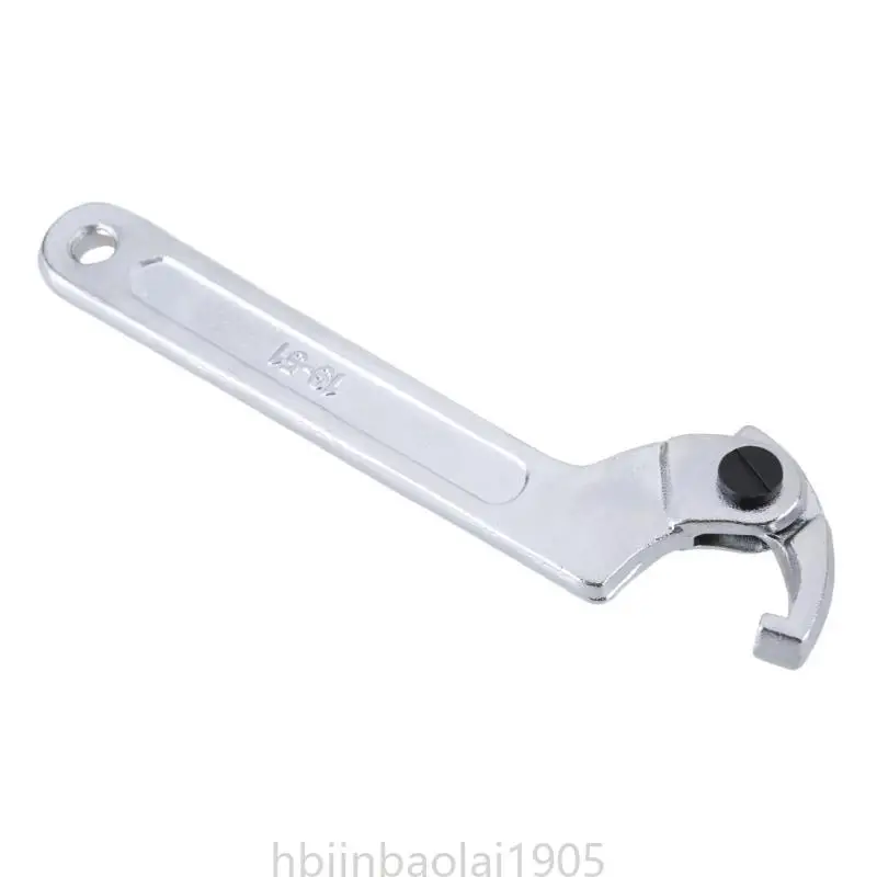 

E74E C Spanner Tool Adjustable Hook Wrenches Square Head 3/4-2"(19-51mm) Bolt Wrenches Water Meter Wrenches