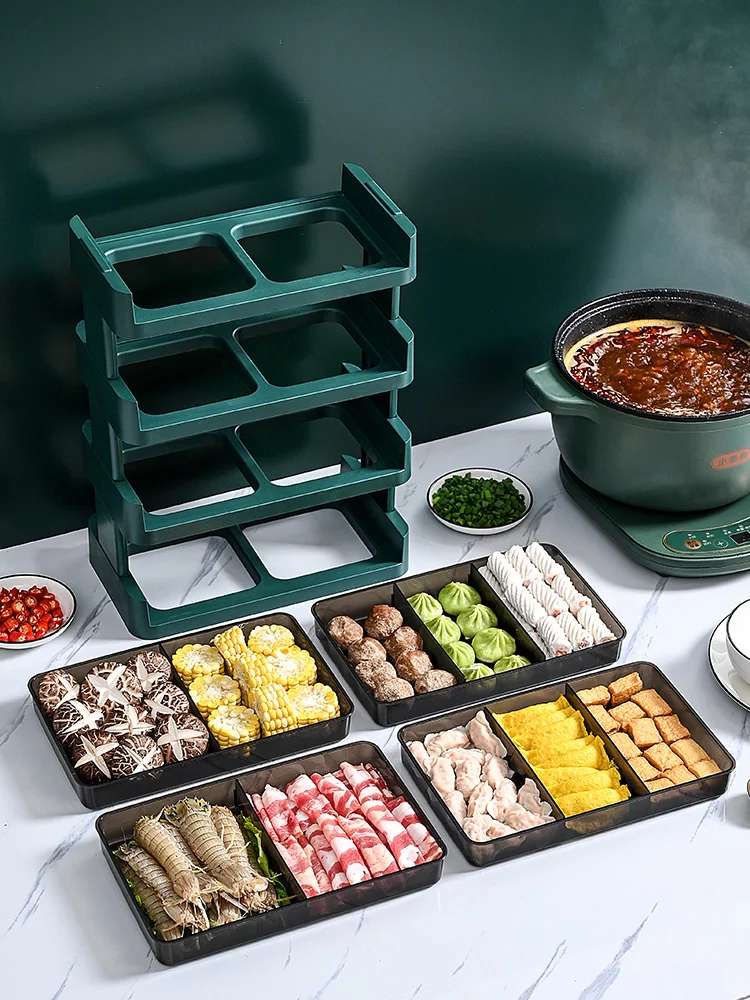 Multi-functional hot pot restaurant special food rackshelf