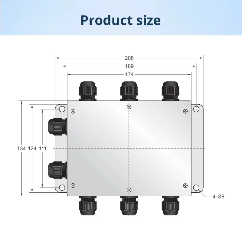 {Genuine Stock} Transcell Weight Sensor TI-1500VC 0.5% Accuracy 15VDC10% Supply Voltage, Analog Output 0-55C
