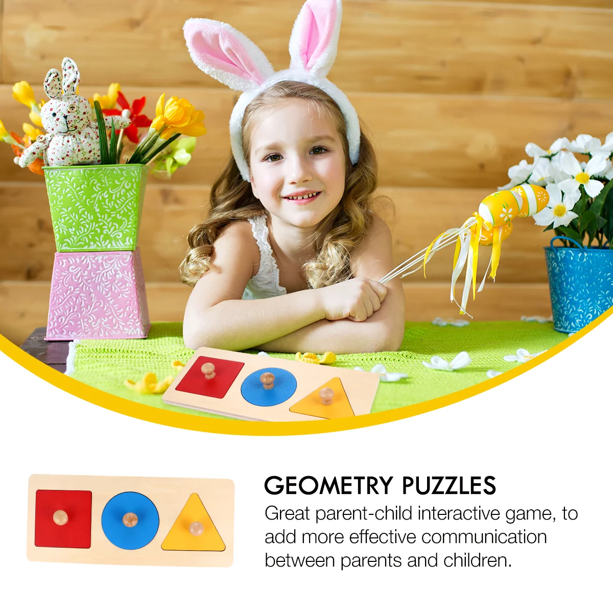 Jouet de tri de forme pour bébés, panneau géométrique, crayon mathématique, puzzle saillant