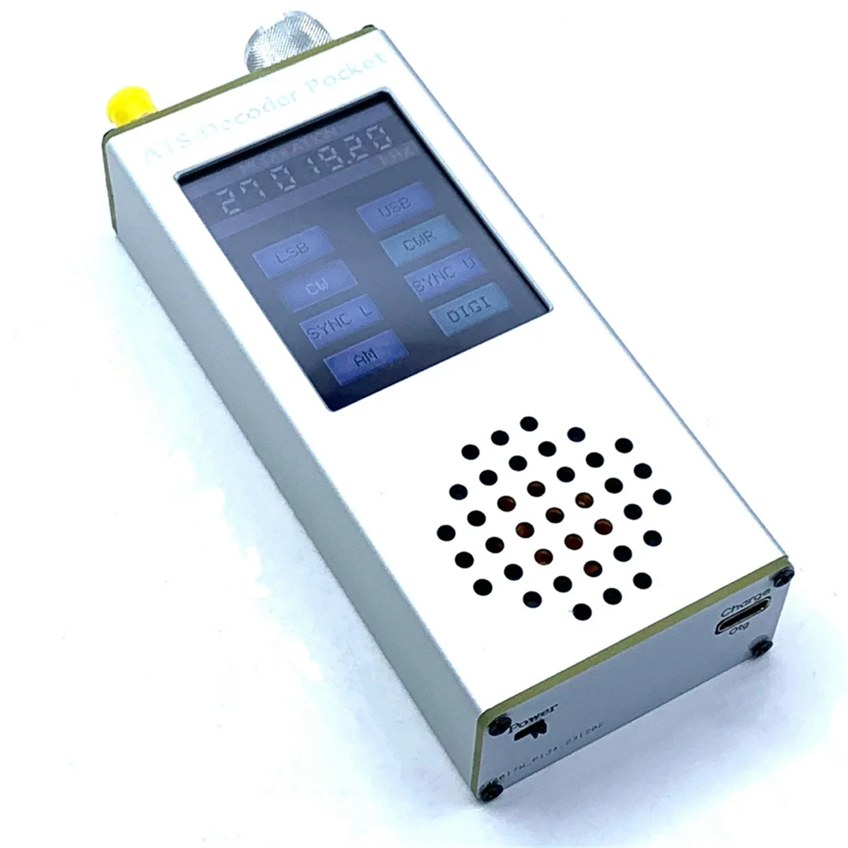 A57G-ATS Decoder Pocket Si4732 Vollband-Radioempfänger FM RDS AM LW MW SW SSB DSP mit 4.17 offiziellem registriertem Code