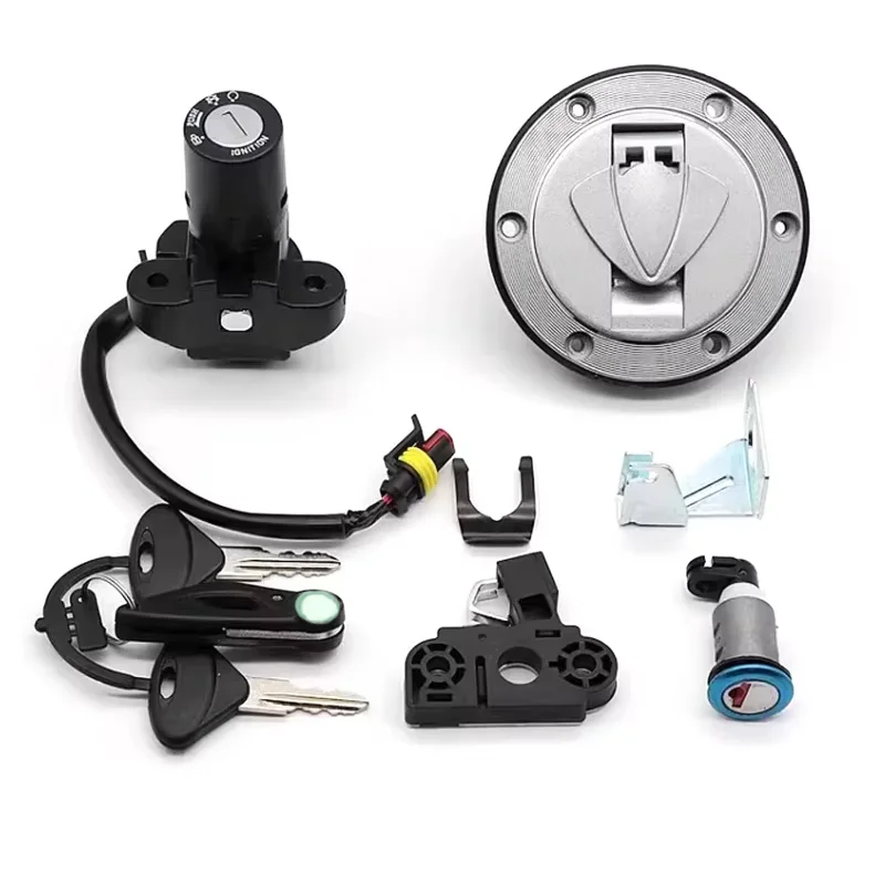 Immagine: Set di Chiavi per Accensione e Blocco Serbatoio per Moto Benelli TNT300 TNT302 BN302TNT25 TNT250 BJ300GS STELS300 e KEEWAY RKX300