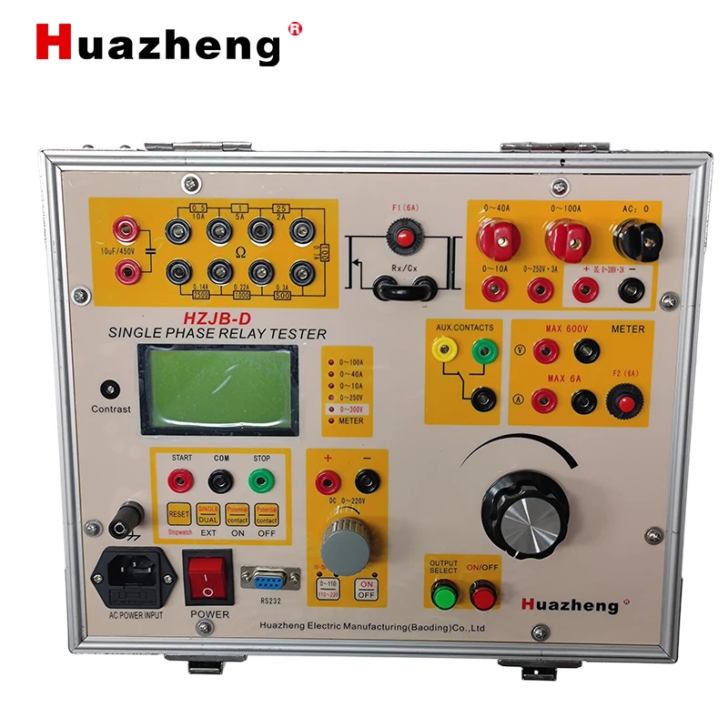 Universal Secondary Current Injection Test Case Microcomputer Control Digital Single Phase Relay Test Set