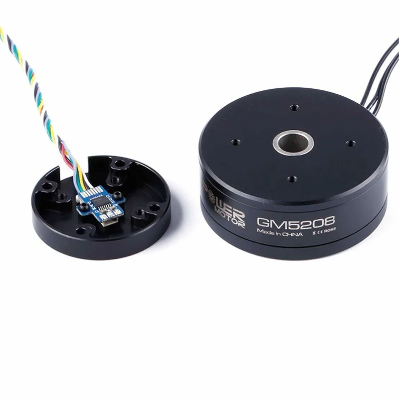 GM5208-200T Ipower Iflight 5208 Motor Gimbal Brushless de eixo oco 3KG com AS5048A para câmera de montagem DSLR