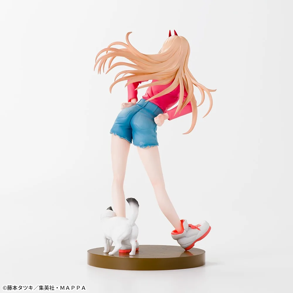 In Magazzino SEGA Originale Genuino Motosega Uomo Nyaako Power Luminasta 22 cm Anime Ragazza Collezioni Modello Giocattolo Figure Regalo Di Compleanno