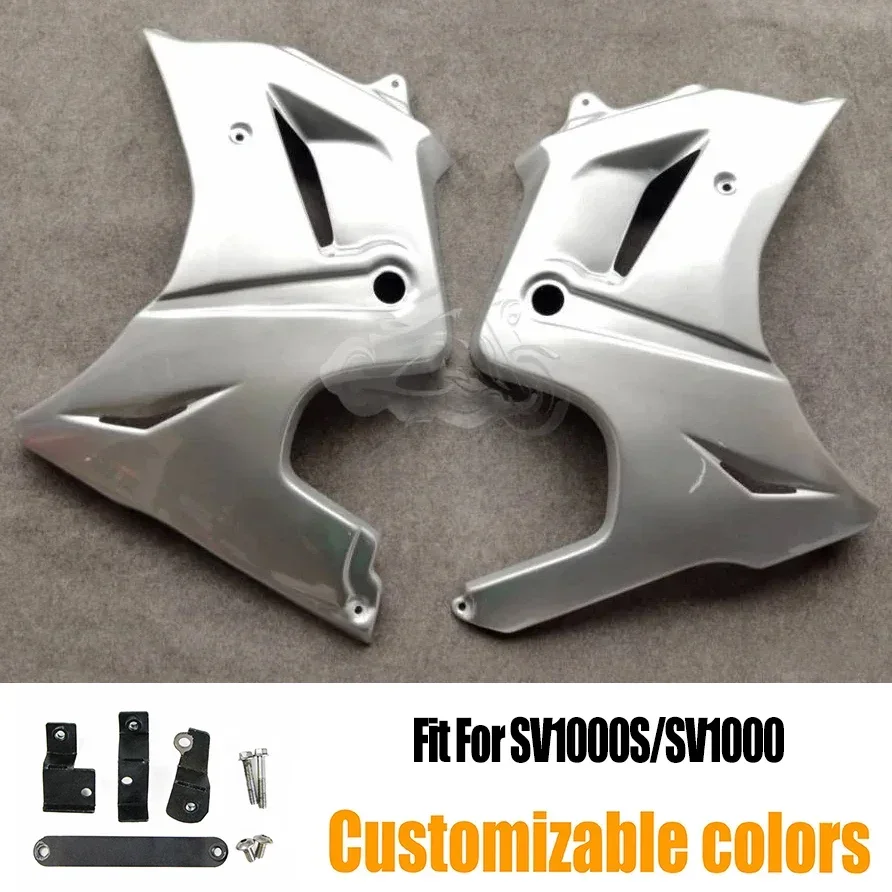 Fit For 2003 - 2007 SUZUKI SV1000 SV1000S Left Right Side Fairing Belly Pan SV 1000 2004 2005 2006 Motorcycle Bodywork