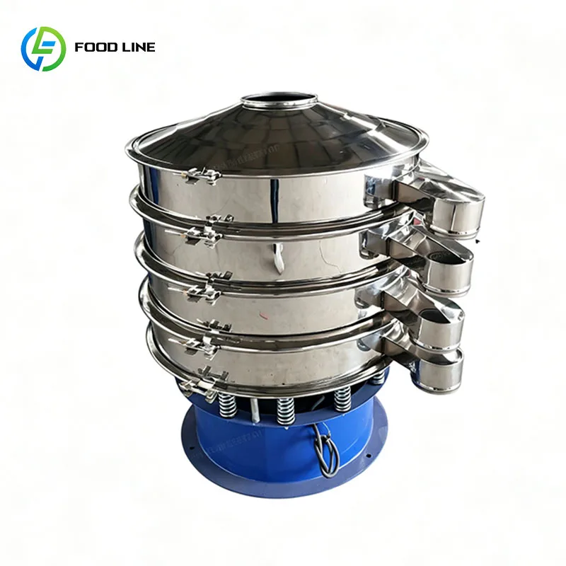 Powder Sifter Food Sifter Vibratory Separator for Rice Flour Corn Starch Sugar and Cocoa Screening Customized