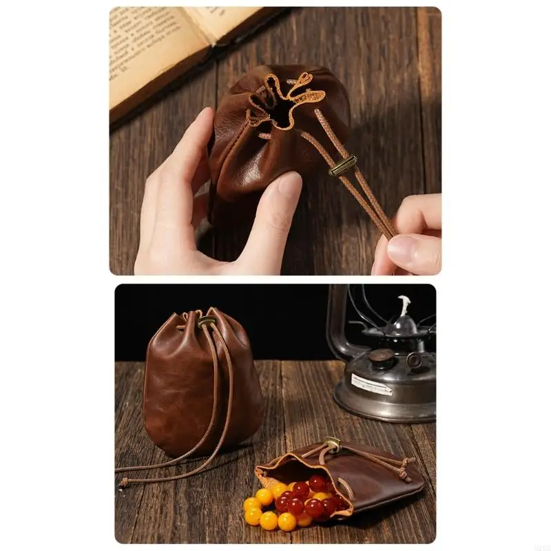 2026 New PU Mini Drawstring Purse Compact Styles Travel Companion Coin Purses