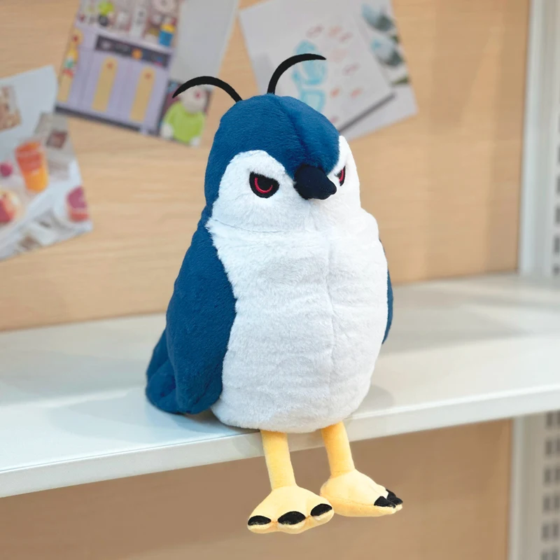 Kawaii Spy Family Penguin Plush Cushion, with Unique Angry Expression, Ultra Soft Fluffy Anime Merch Gifts.