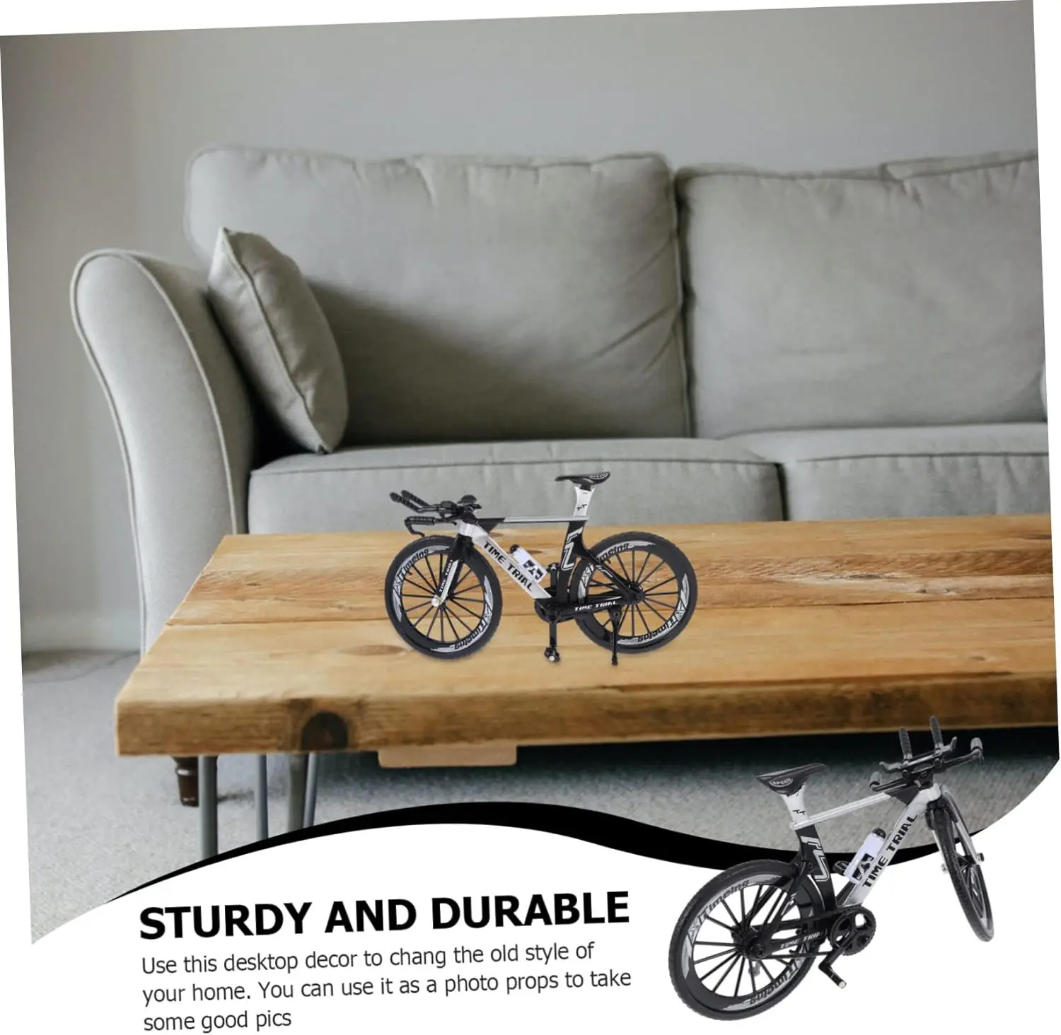 Alloy DIY bicycle model decorations, simulated bicycle model proportions, finger bicycle model, desktop decoration ornaments