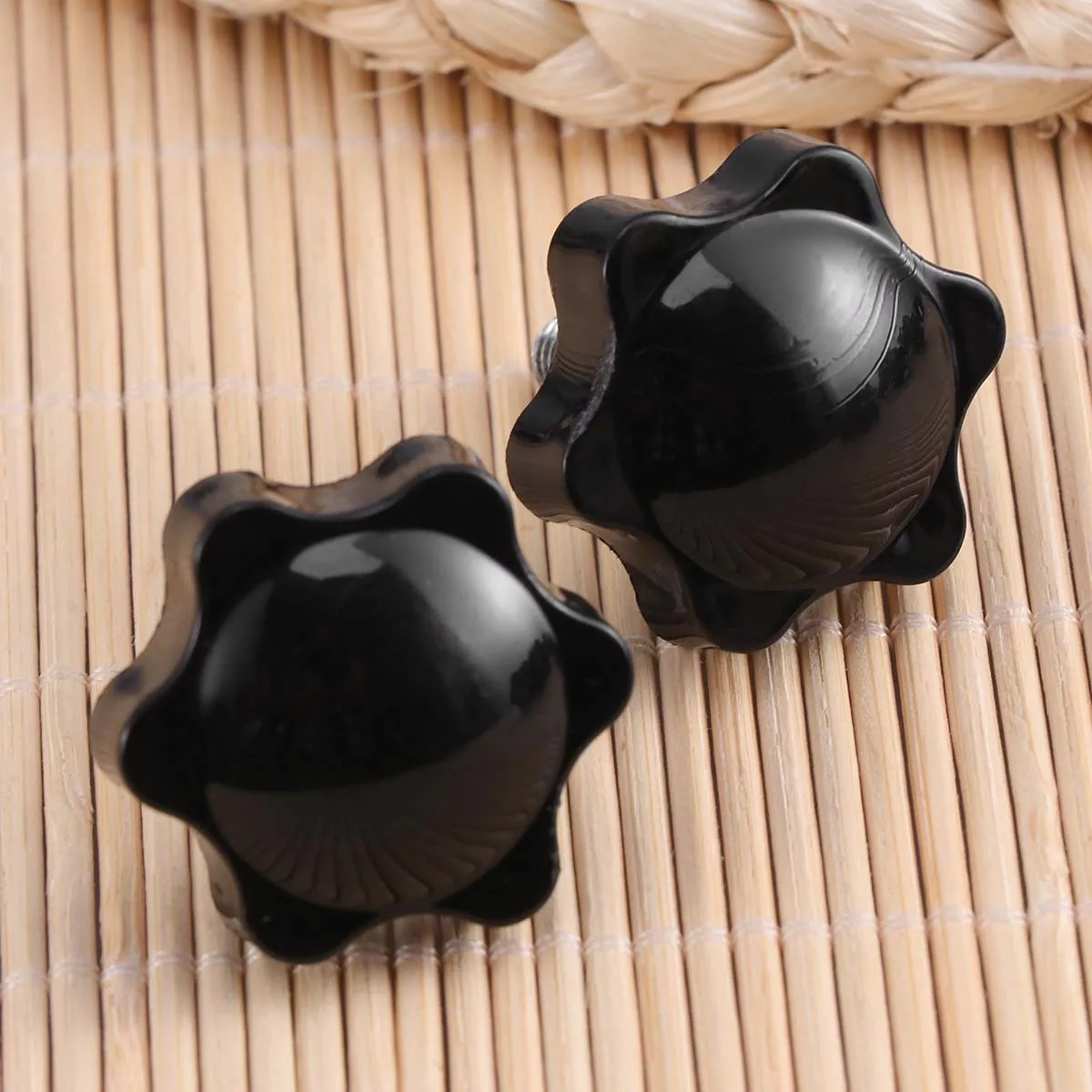 

20Pcs Star Shape Plastic Head Knurled Screw Replacement Knob Comfortable Grip for Mechanical Instrument Food Pharmaceutical