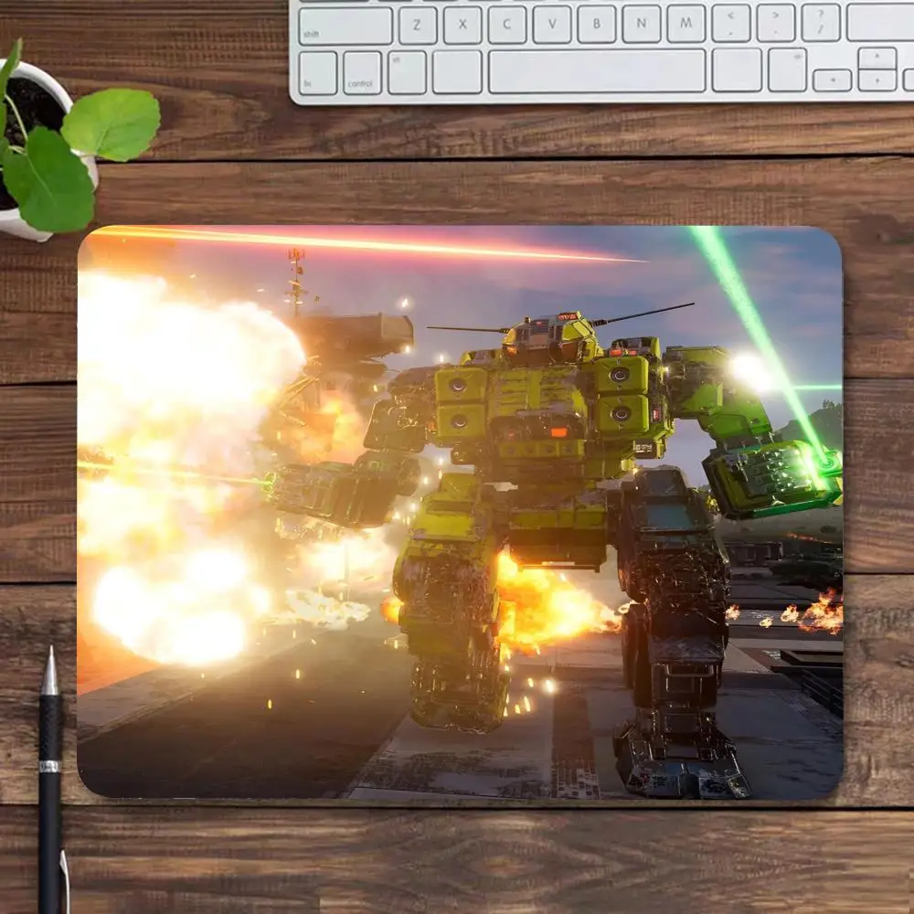 MechWarrior 5 Mercenaries Mouse Pad Ultrafine Surface Gaming Accessories Keyboard Pads Gamer Mouse Mat Rubber Desk Mat