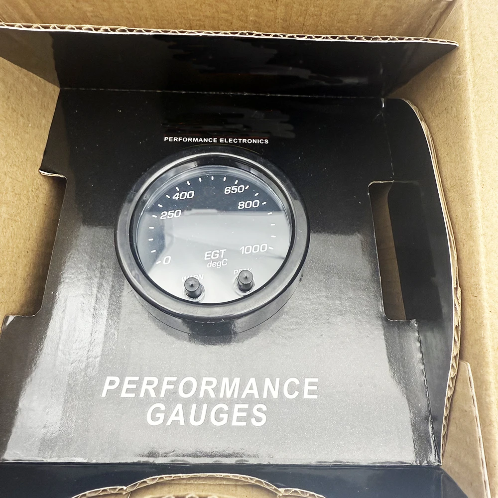 52MM Digital LED EGT Gauge Kit 30-0305-ACC Exhaust Gas Temperature Meter 1800F 1000C With Sensor