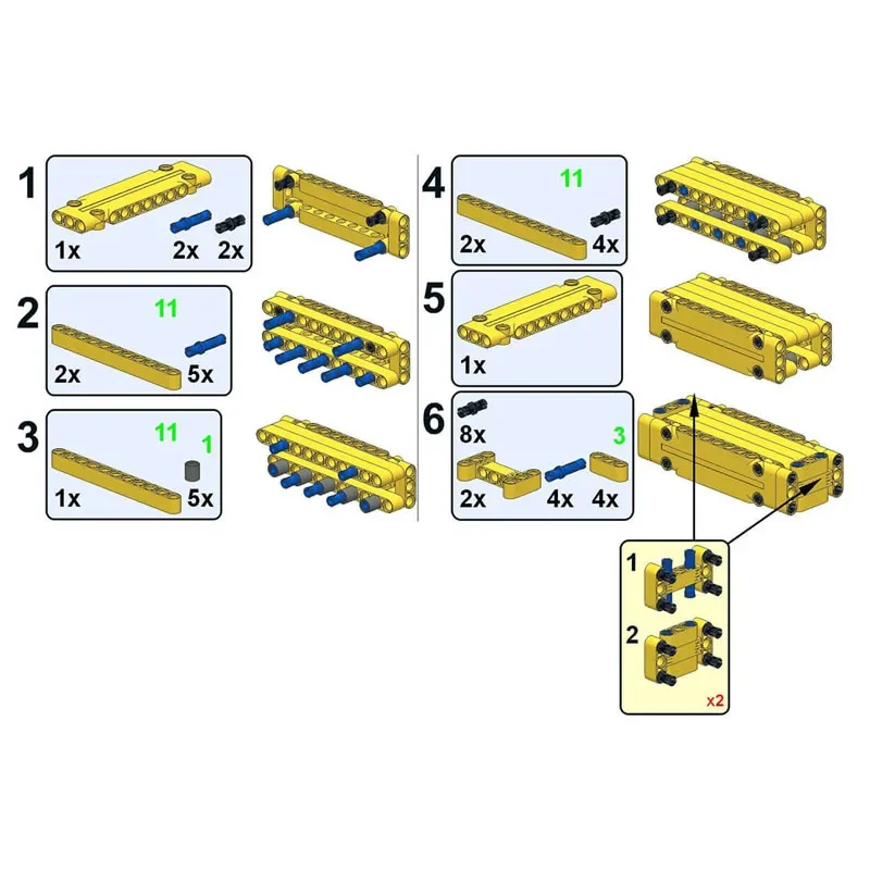 RC Extensible Farm Tractor com Square Ball Set, Building Blocks Brinquedos, MOC-94474, MOC-94468, MOC-38535, MOC-38329