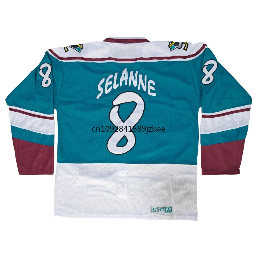 Paul Kariya Jersey Mighty Ducks Hockey Jerseys 8 Teemu Selanne Jersey 96 Charlie Conway Jersey New Style Sweater Us Mens M-3XL