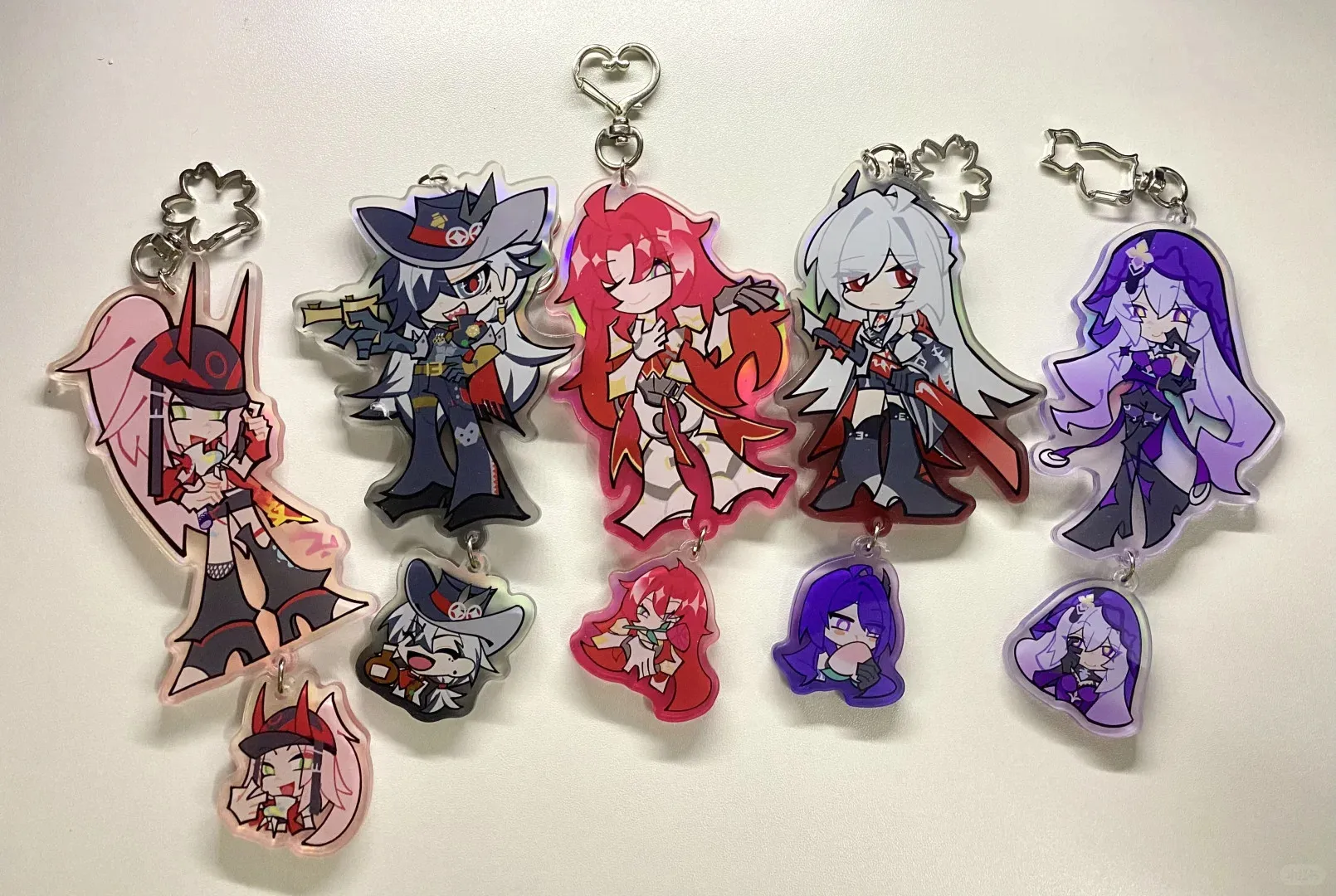 LLavero de Anime Boothill para mujer, llavero acrílico divertido Argenti, colgante para hombre, accesorios de adorno, regalo para Amiga, Honkai Star Rail