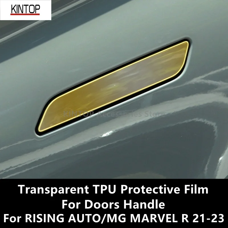 

For RISING AUTO/MG MARVEL R 21-23 Doors Handle Transparent TPU Protective Film Anti-scratch Repair Accessories Refit