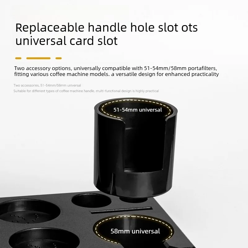Drawer Coffee Press Seat ABS Multifunctional Coffee Machine Storage Box Handle Holder Cloth Powder Workbench