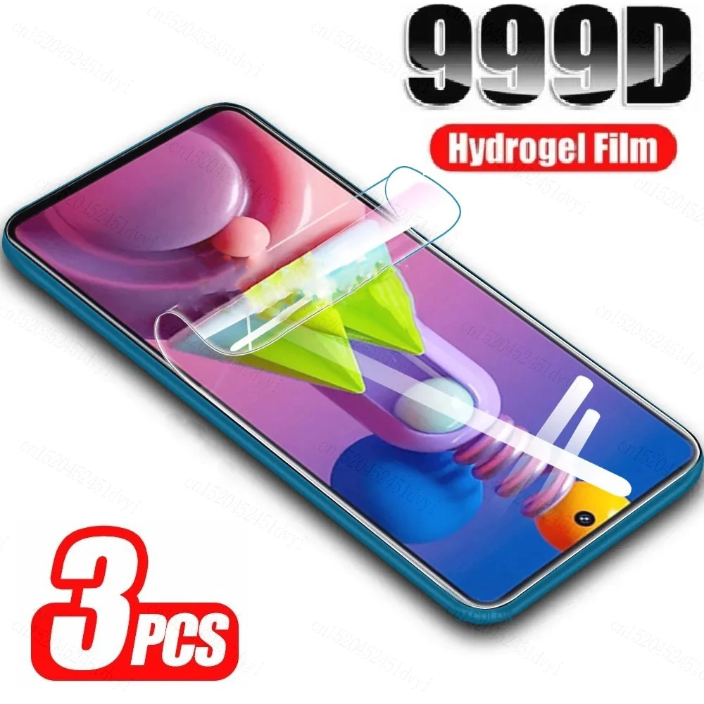 3Pcs Hydrogel Film Screen Protector For Huawei P50E P50 Pocket Enjoy20e Helio P35 20e Kirin 710A Nova Y60 8 SE Y70 Plus 9 SE Y9a