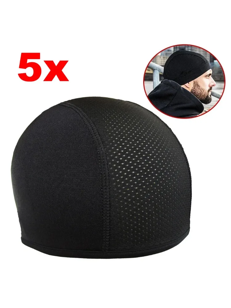 AliExpress NONE Motorcycle Helmet Inner Caps Balaclavas Breathable Cycling Quick-drying Wicking Cooling Hat Universal Men Women Sports Dome Cap