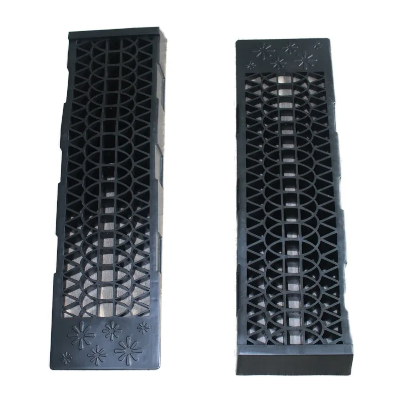 5000KG Capacity Heavy Duty Car Ramps 70cm Plastic Portable Loading Access Ramps Lift Repair Maintenance Jack Lift Tool 2pcs/Pair