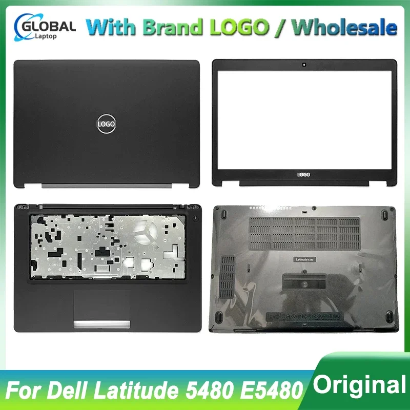 

NEW for Dell Latitude 5480 E5480 Front Frame LCD Back Cover Hinges Palmrest Bottom Case Black Housing Laptop Body Top Case