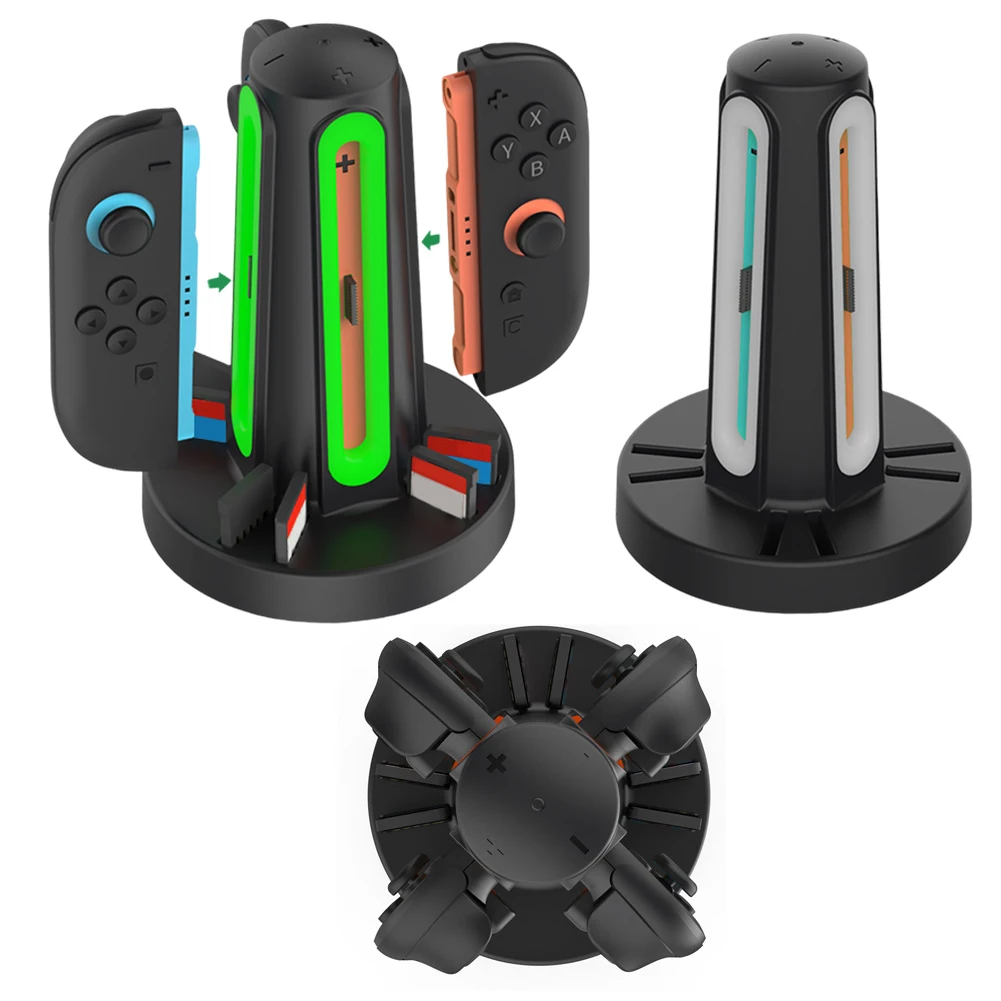 محطة شحن لجهاز Switch 2 وحدة تحكم شاحن قاعدة شحن محطة شاحن مغناطيسية لملحقات Nintendo Switch 2