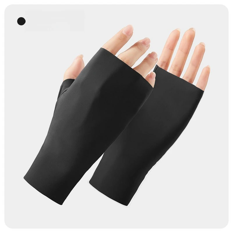 Sun protection gloves UV light sun protection gloves Ice silk cool gloves Outdoor riding gloves