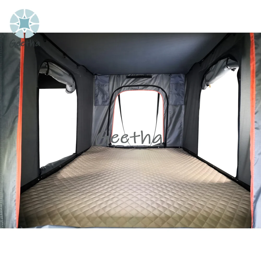 For Pop Up Camper Off Road Truck Suv Car Pick Up 4x4 Roof Top Tent Aluminium Hard Shell Car Roof Top Tent